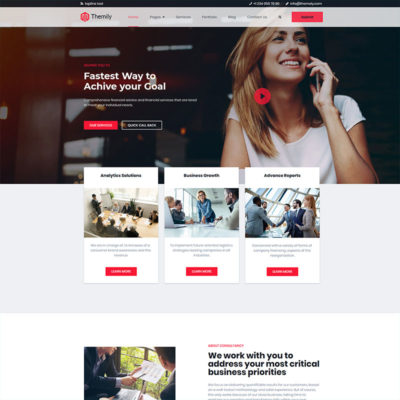 free financial wordpress theme